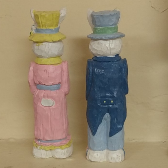 Vintage Easter Bunny Couple - Picture 2 of 6